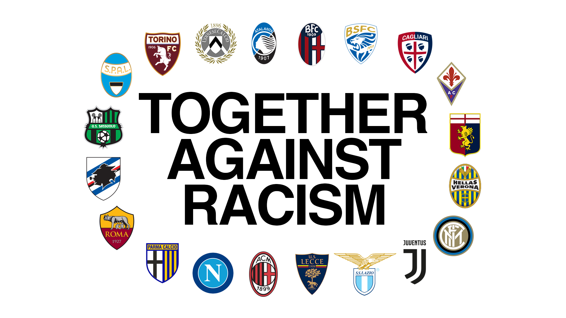 Serie A Against Racism Graphic EN